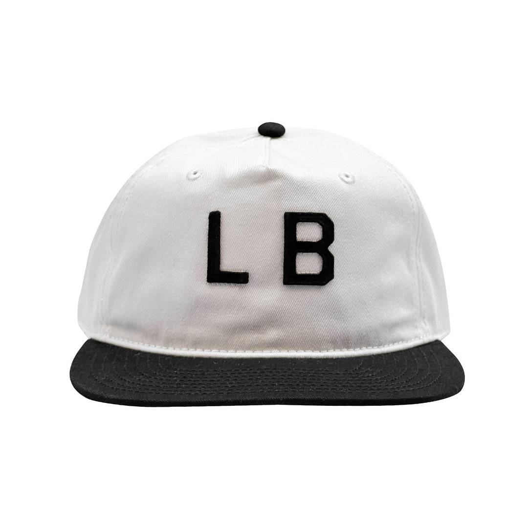 Port LB 5-panel Cap Black/White - 0