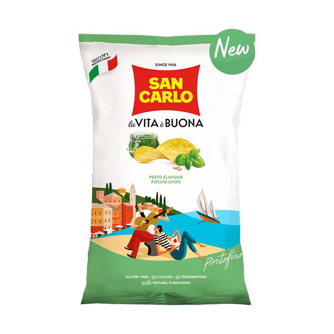 San Carlo Italian Pesto Potato Chips 1