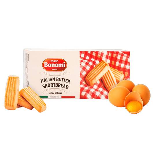 Bonomi Italian Butter Shortbread Finger Biscuits 1
