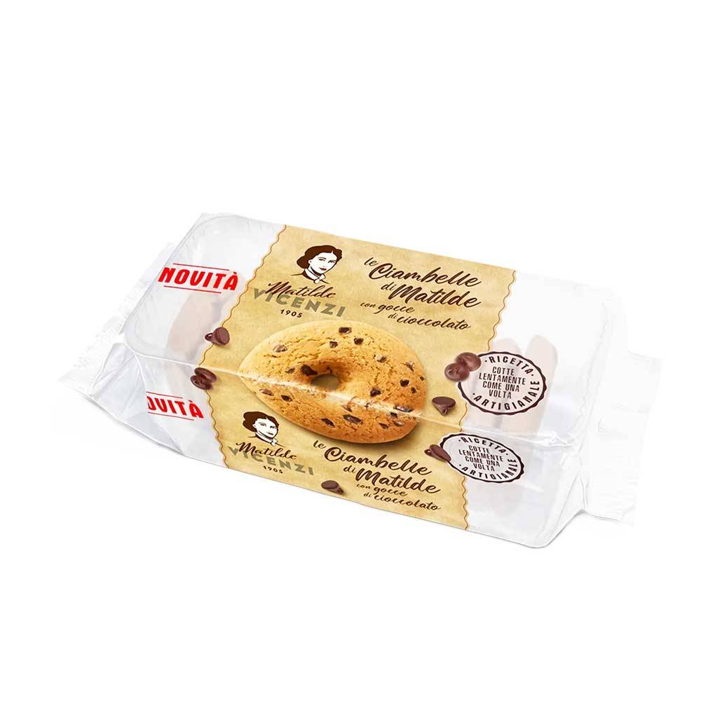 Matilde Vicenzi Ciambelle Shortbread Cookies w/ Chocolate Chips 1