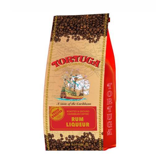 Tortuga Rum Liqueur Blend Gourmet Ground Coffee 1