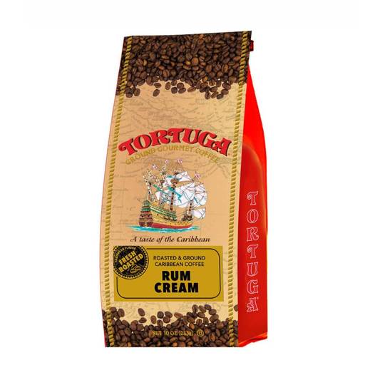 Tortuga Rum Cream Blend Gourmet Ground Coffee 1