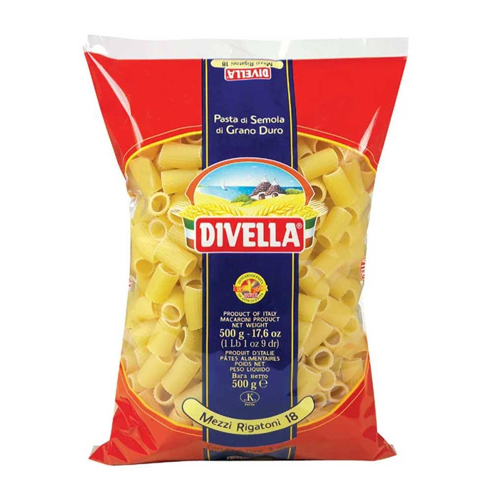 Divella Italian Mezzi Rigatoni Pasta 1