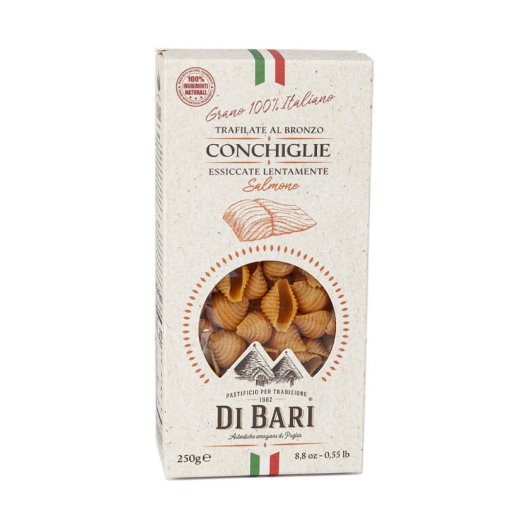 Di Bari Conchiglie Pasta with Salmon, Bronze Cut 1