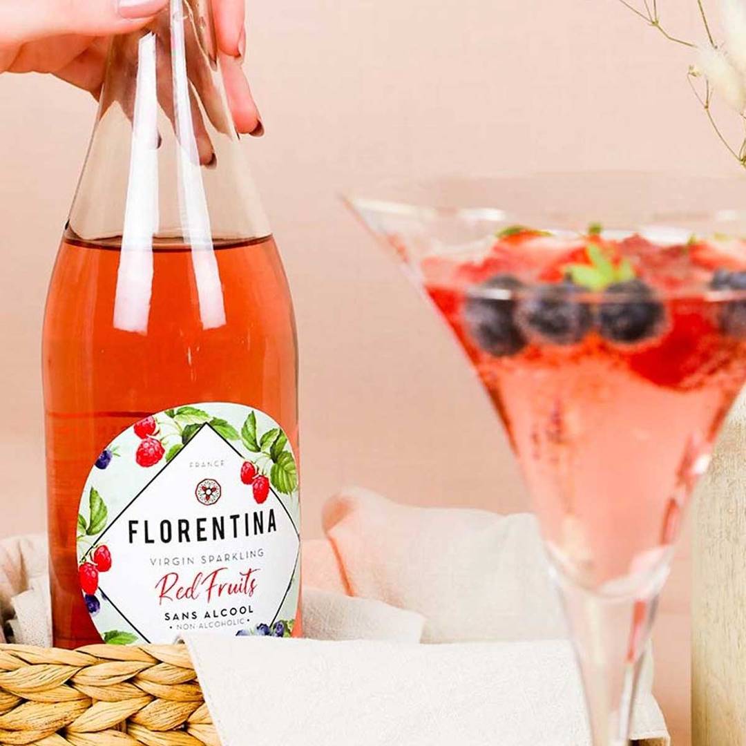 Florentina French Organic Virgin Red Fruits Mimosa, Non-Alcoholic 2