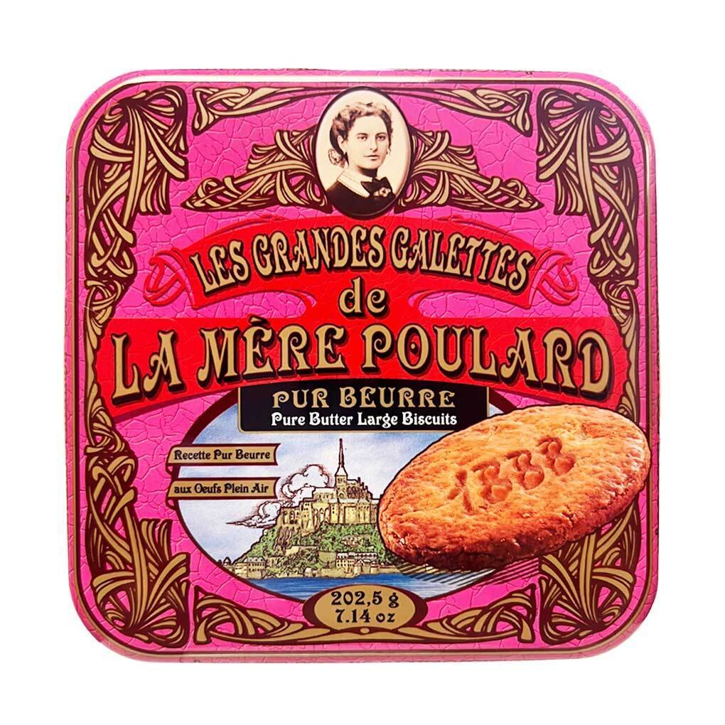 La Mere Poulard French Galettes Butter Cookies in Luxury Tin 2