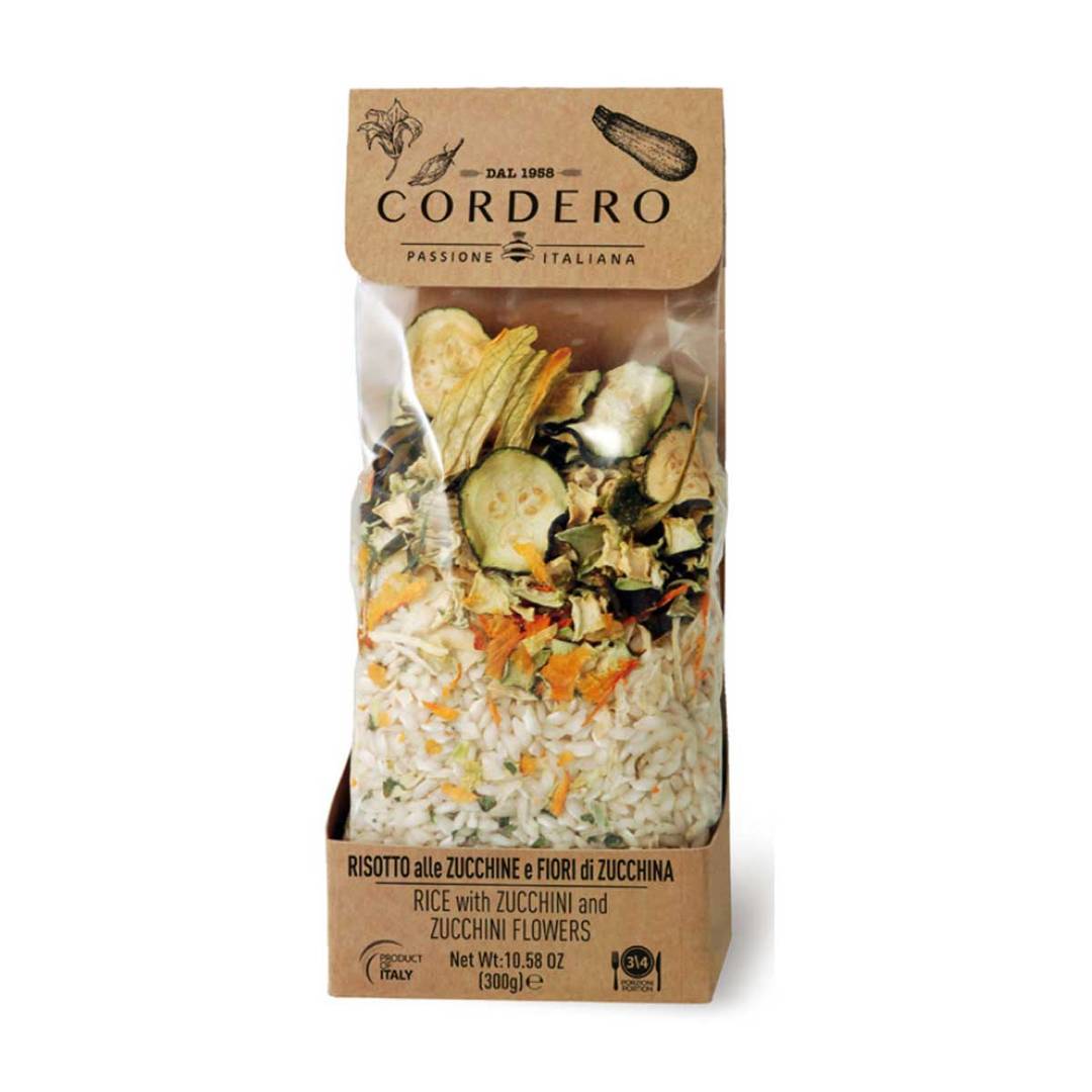 Cordero Risotto with Zucchini and Zucchini flowers 1
