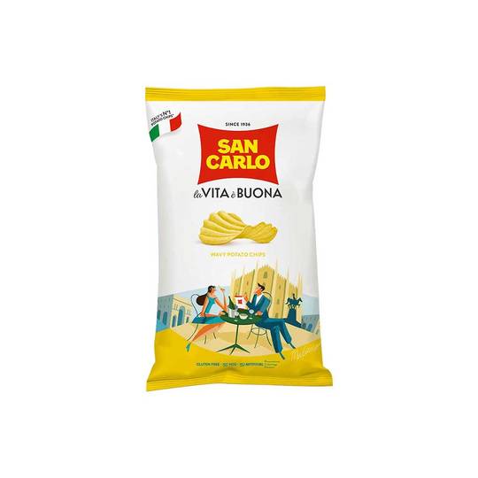 San Carlo Italian Wavy Potato Chips 1