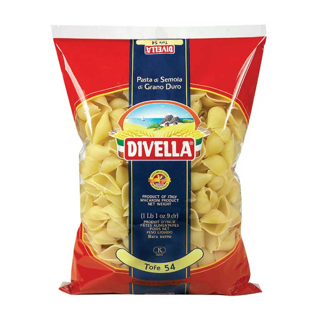 Divella Italian Tofe Pasta Shells 1