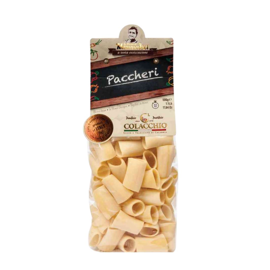 Colacchio Italian Paccheri Pasta, Bronze Cut 1
