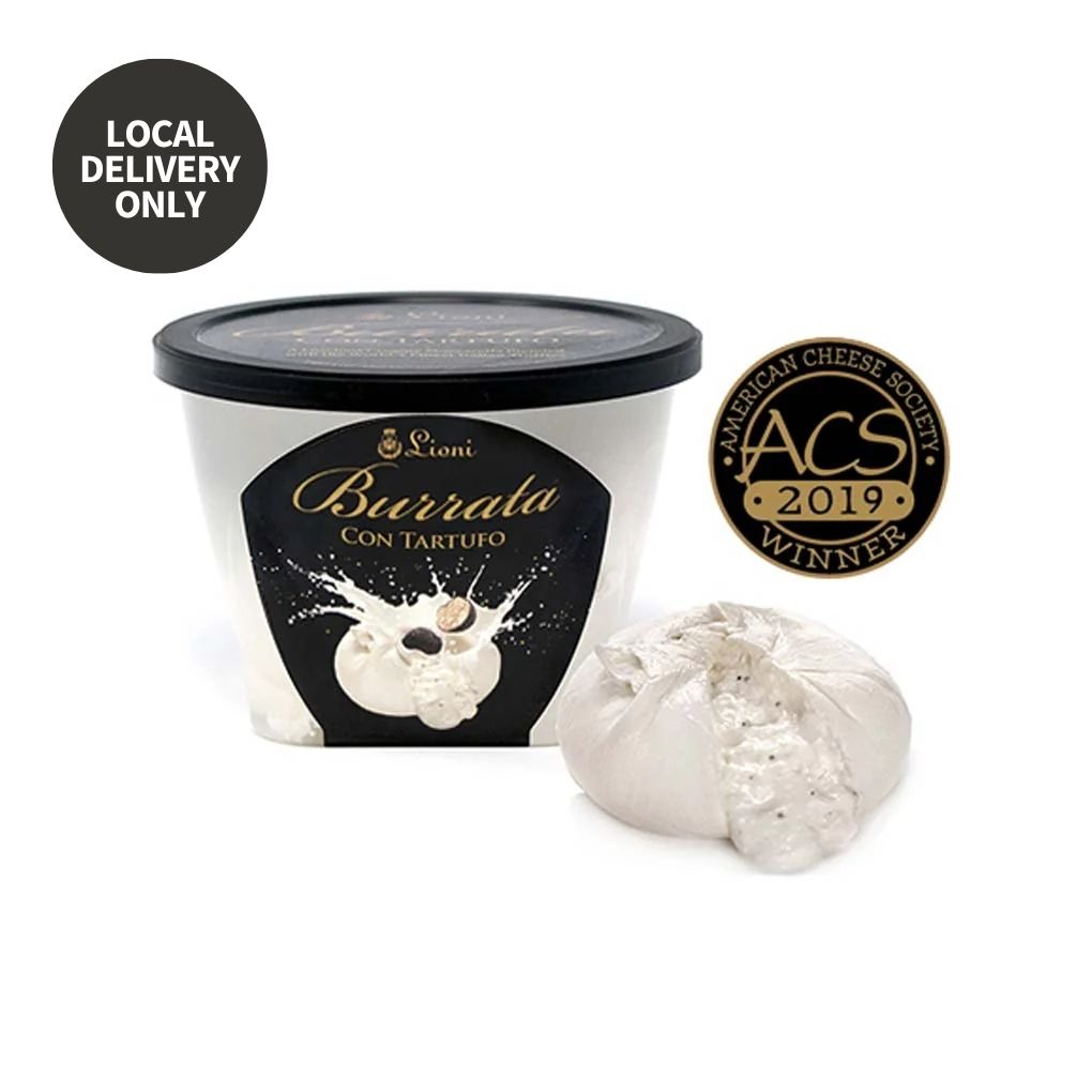 Lioni Latticini Burrata with Truffle, 4oz Balls 1