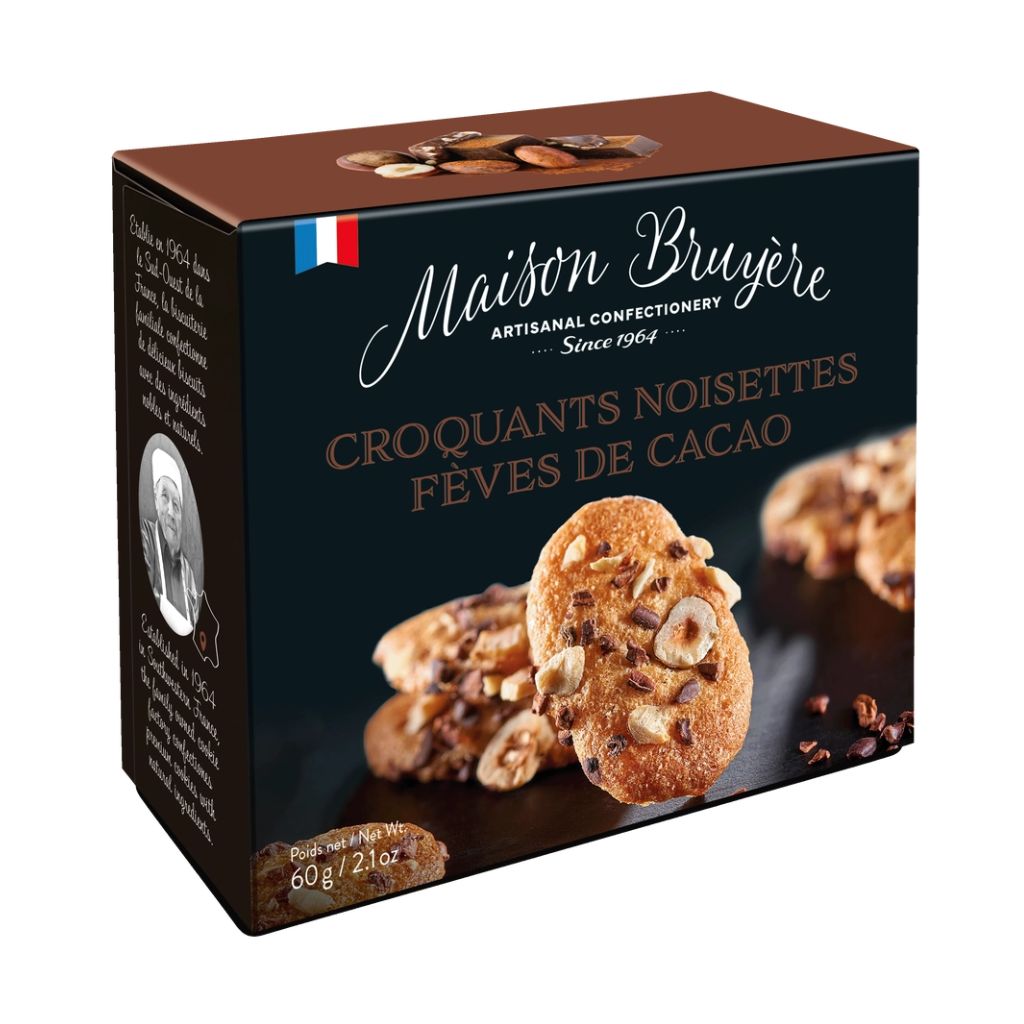 Maison Bruyere Cocoa Nibs Hazelnut Cookies 1