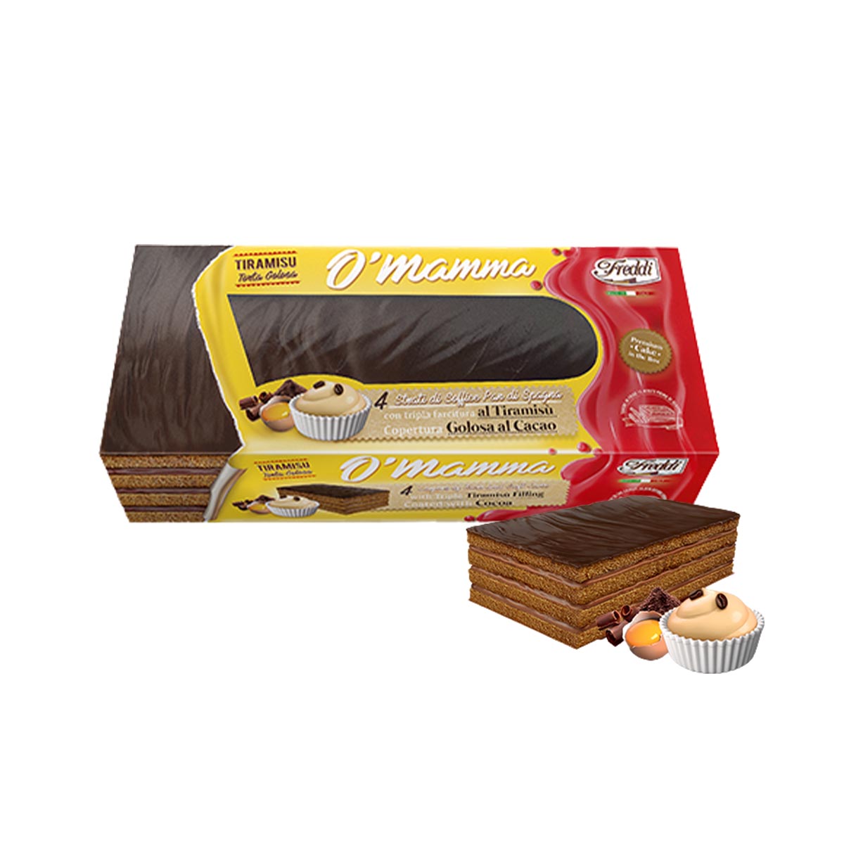 Freddi Tiramisu Cream Layer Cake O'Mamma 1