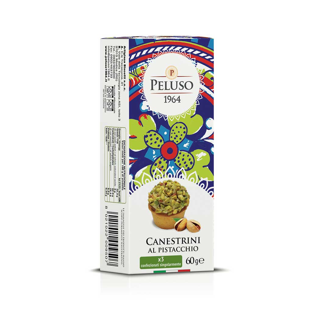 Peluso Sicilian Pistachio Canestrini Cookies 1