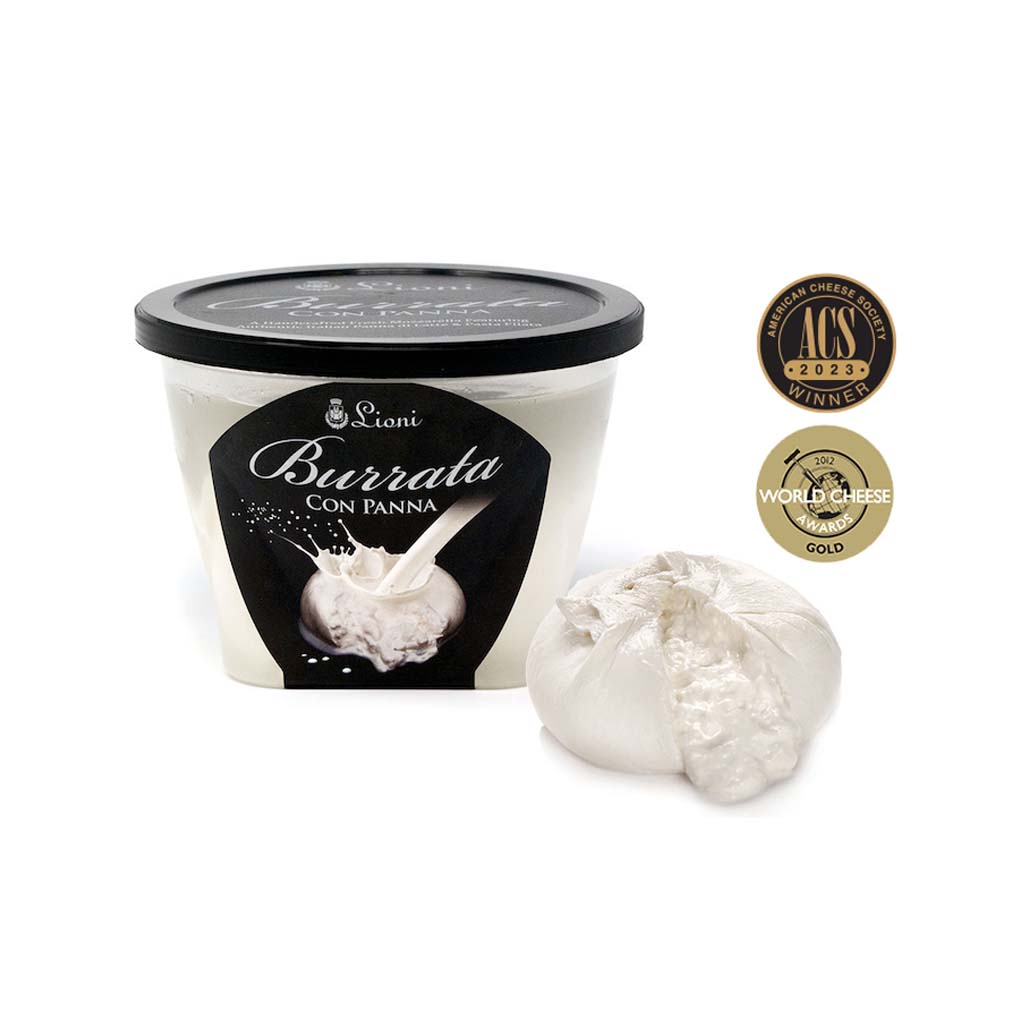 Lioni Latticini Burrata Con Panna, 4oz Balls 2