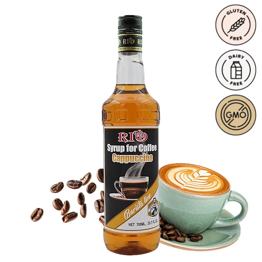 Rio Cappuccino Syrup for Coffee 1
