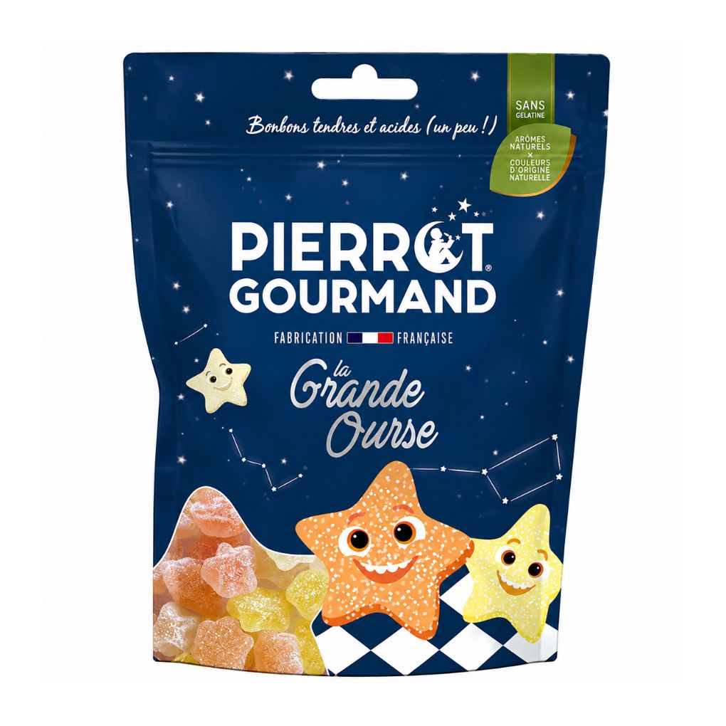 Pierrot Gourmand French Star La Grande Ourse Gummies, No Gelatin 1