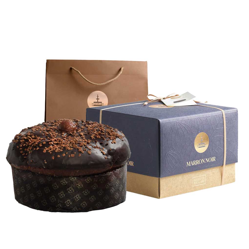 Fiasconaro Chestnuts & Gianduia Chocolate Panettone 1