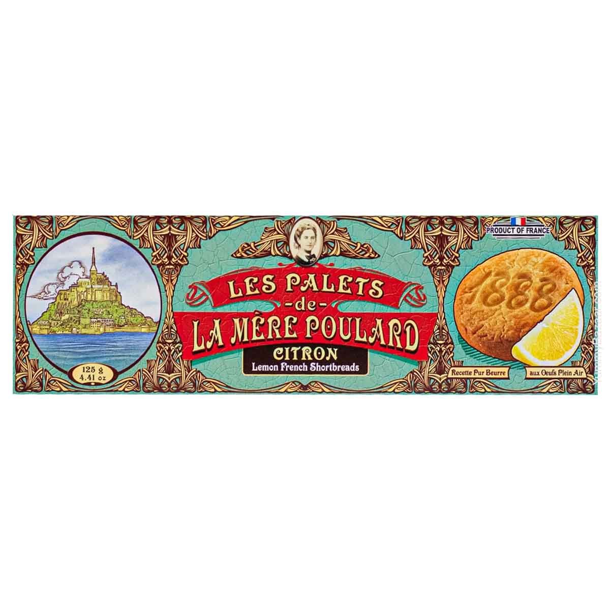La Mere Poulard French Lemon Cookies Palets 1