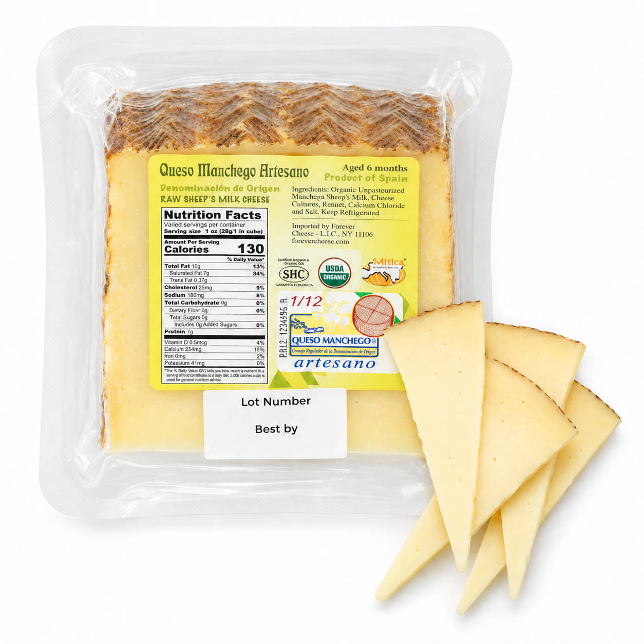 Mitica Organic Manchego DOP 1