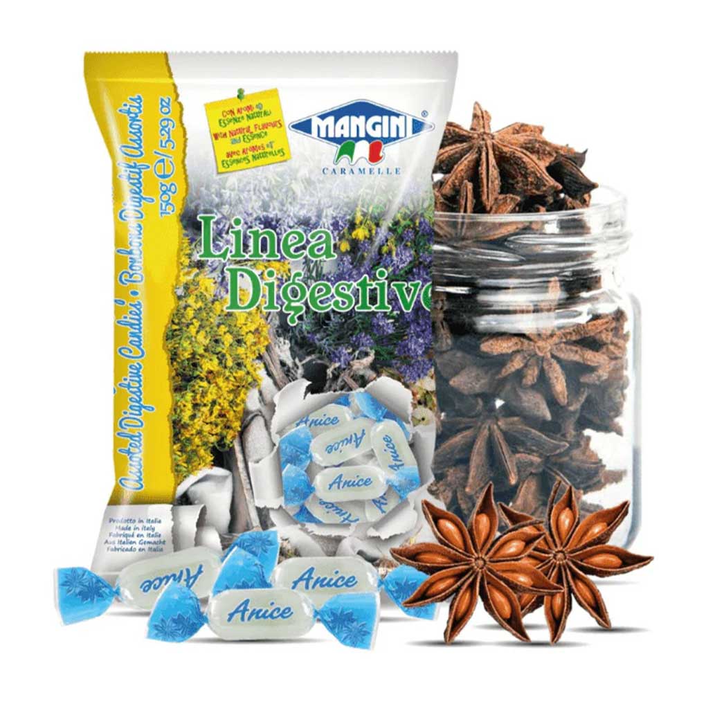 Mangini Linea Digestive Anise Italian Hard Candies 1