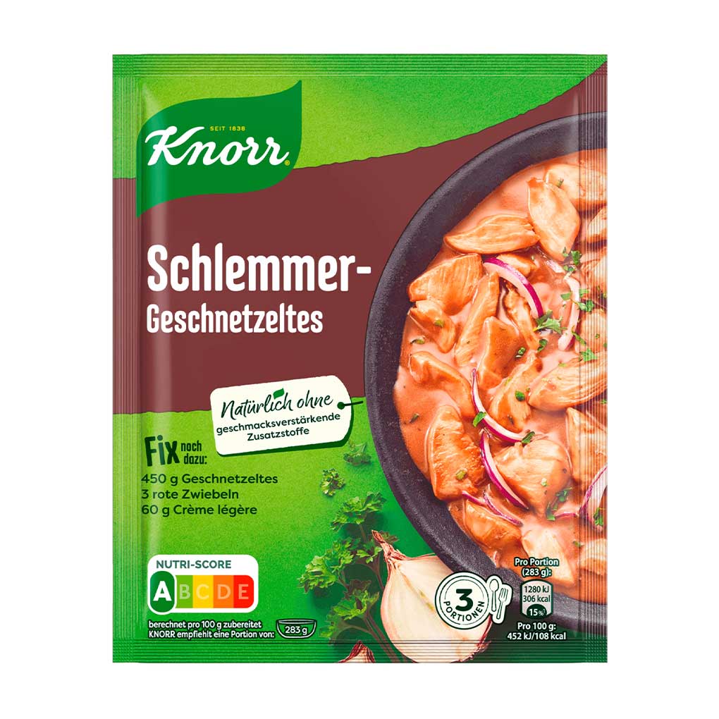 Knorr Geschnetzeltes Sauce Mix 1
