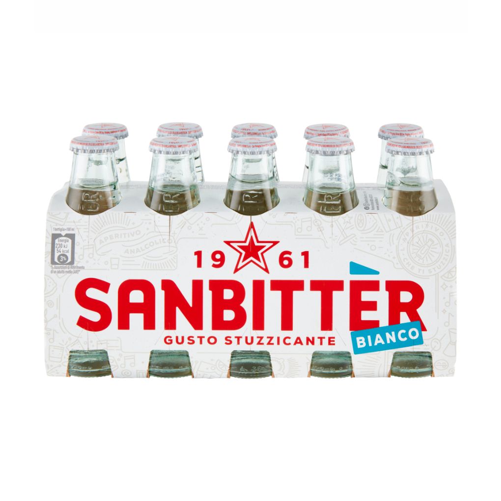 San Pellegrino Sanbitter Bianco White Bitter Aperitif, Non-Alcoholic 1