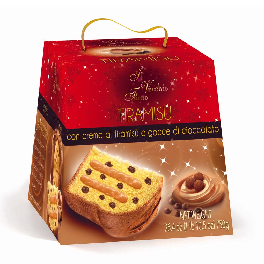 Il Vecchio Forno Tiramisu Cream Panettone with Chocolat Chips 1