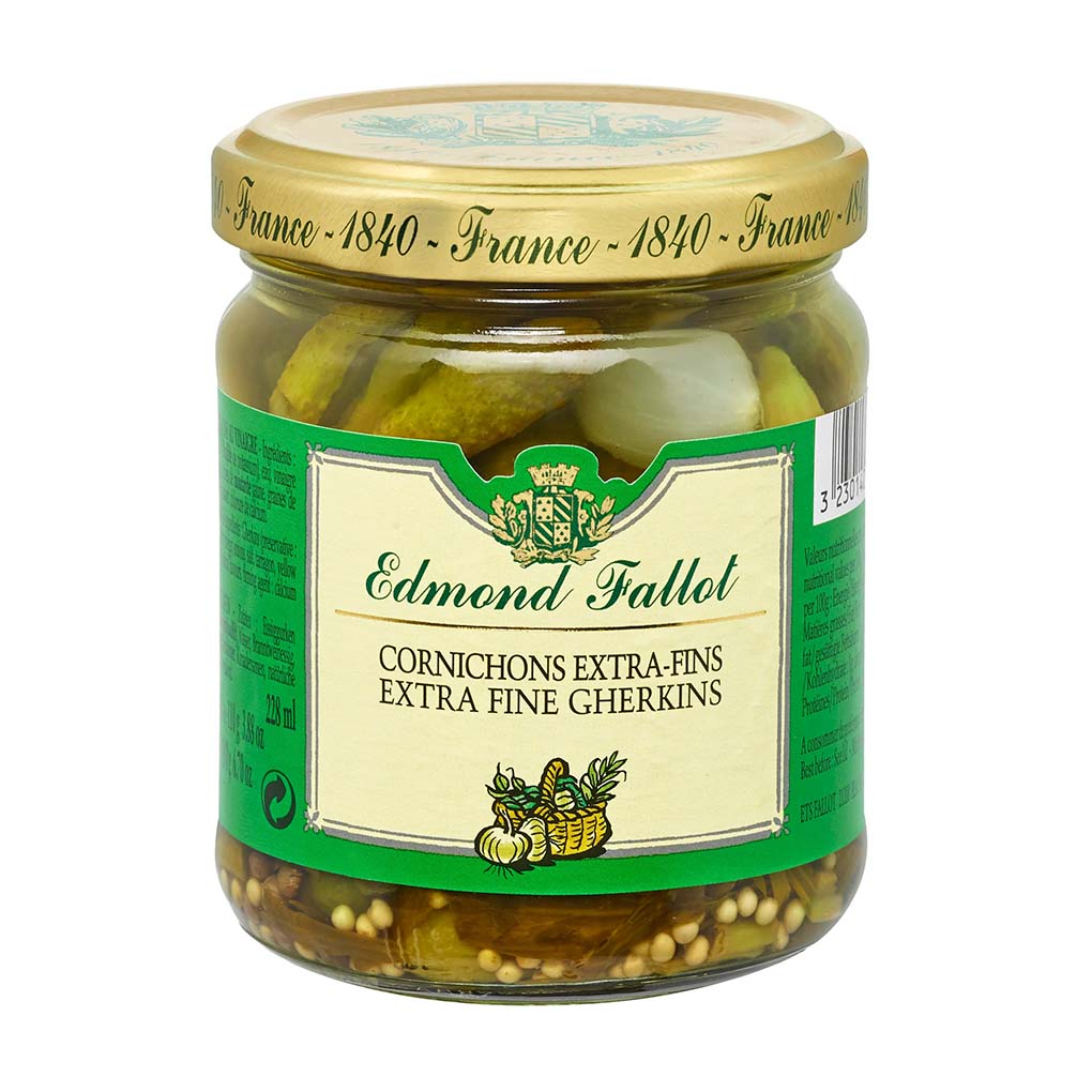 Edmond Fallot Cornichon Pickles Extra Fine Gherkins 1