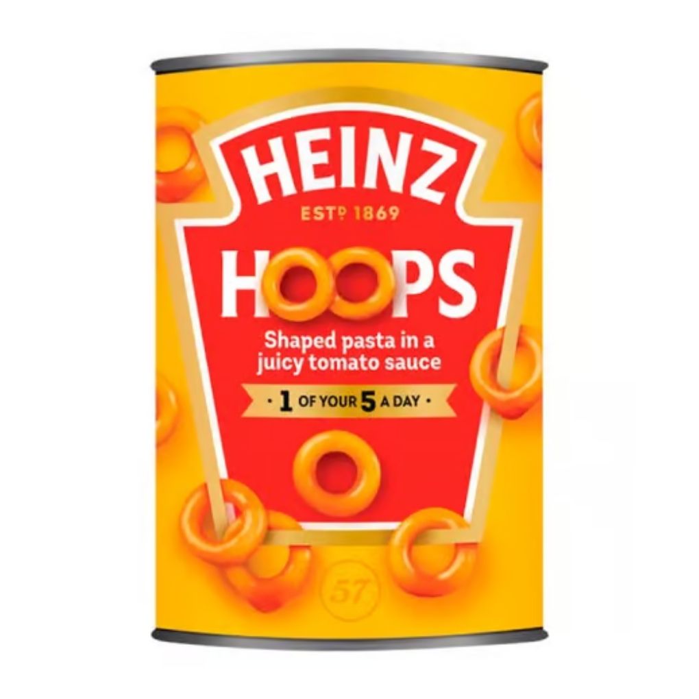 Heinz Spaghetti Hoops in Tomato Sauce 1