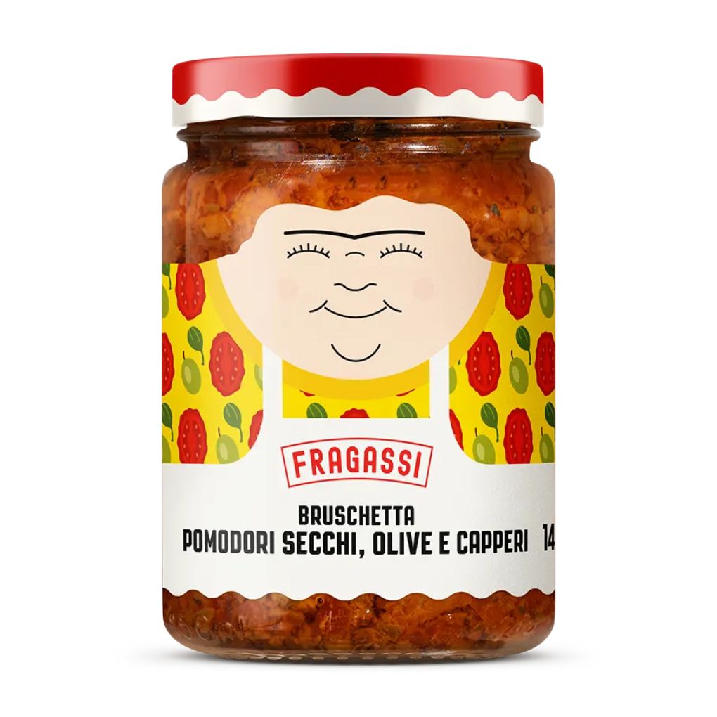 Fragassi Dried Tomato, Olive and Caper Bruschetta Spread 1