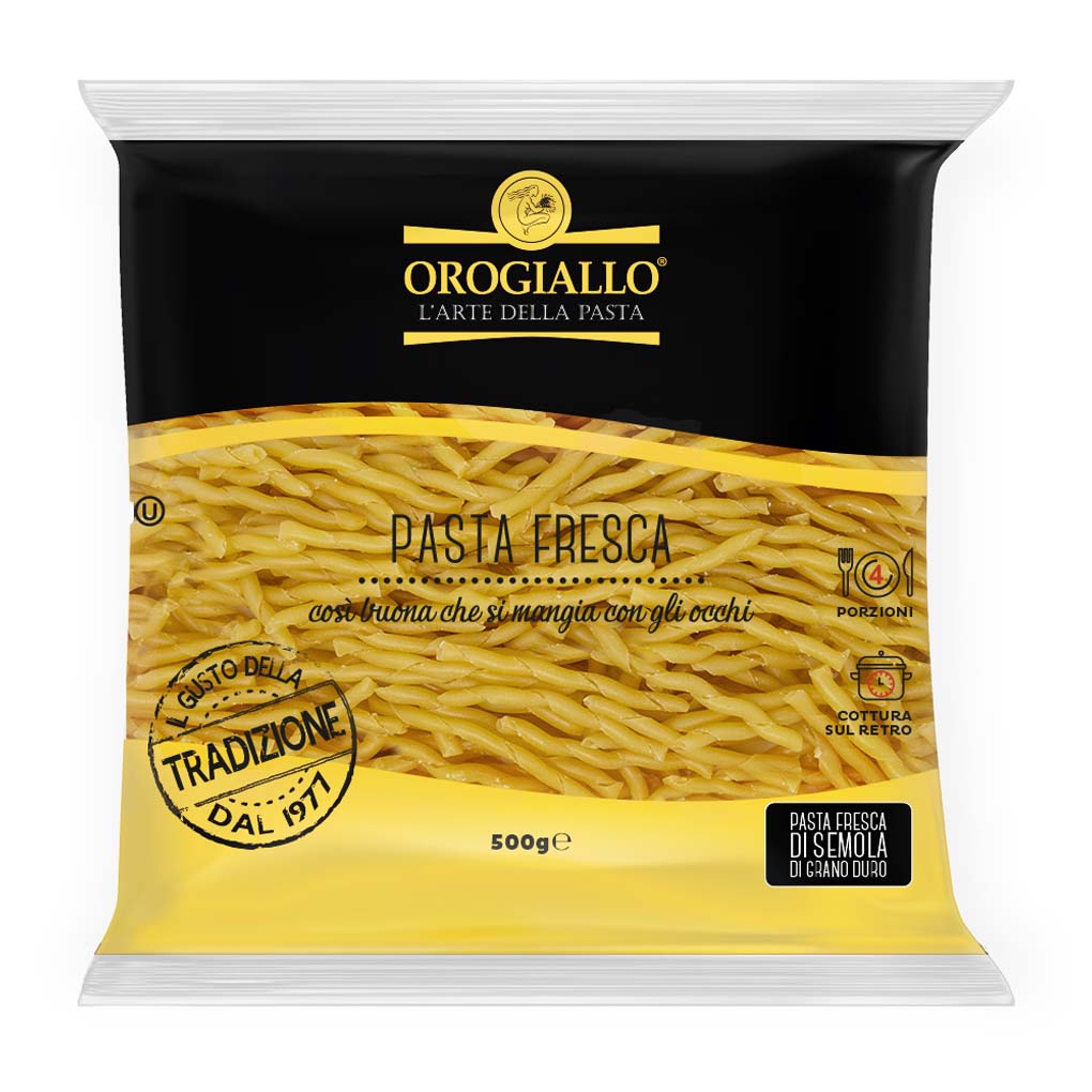 Oro Giallo Fresh Fusilli Napoletani Pasta 2