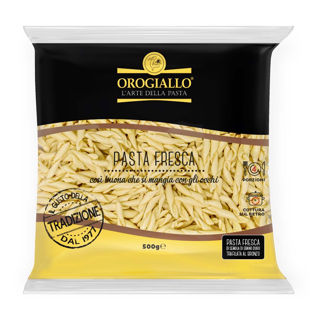 Oro Giallo Fresh Strozzapreti Pasta 2