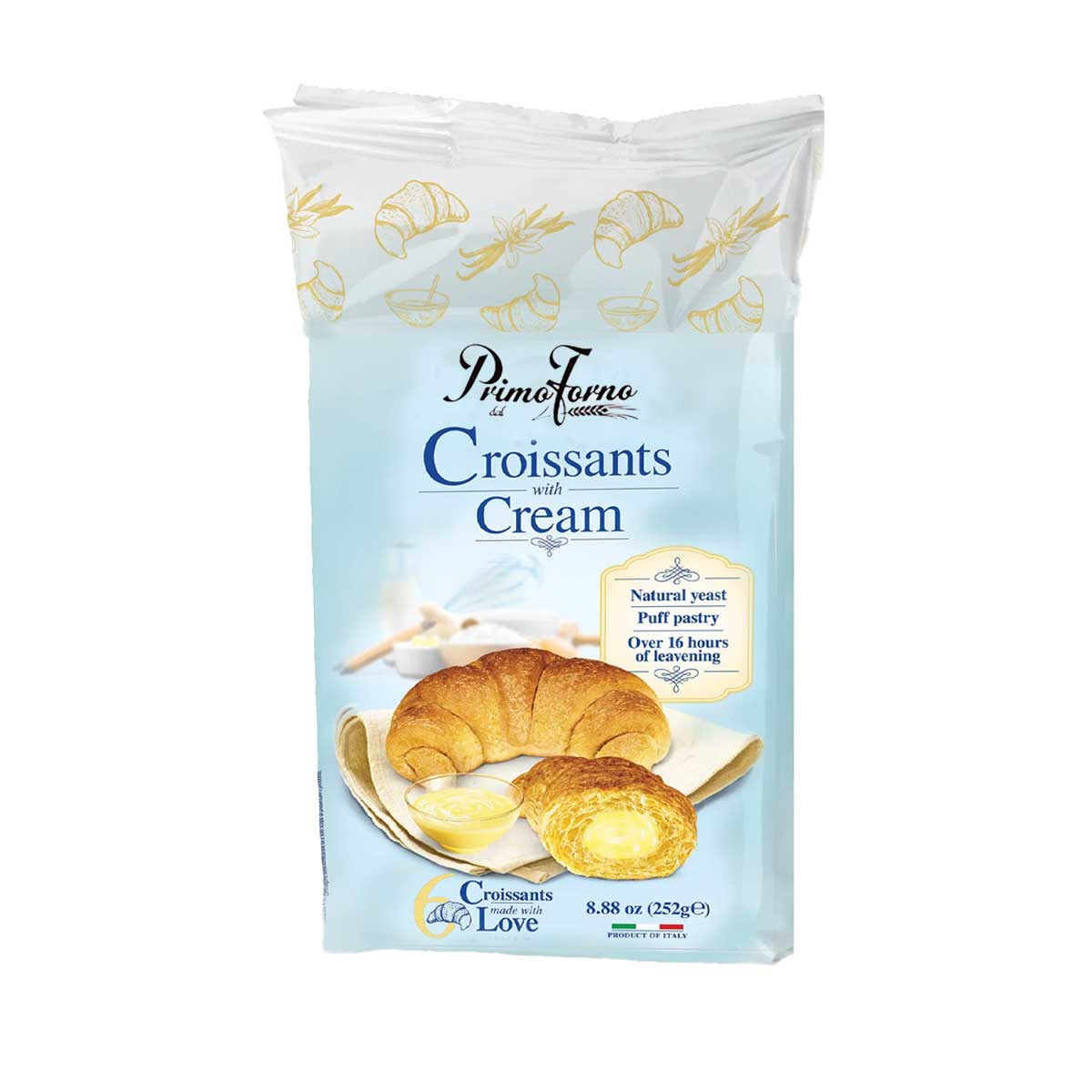 Primo Forno Italian Croissant with Custard Cream 1