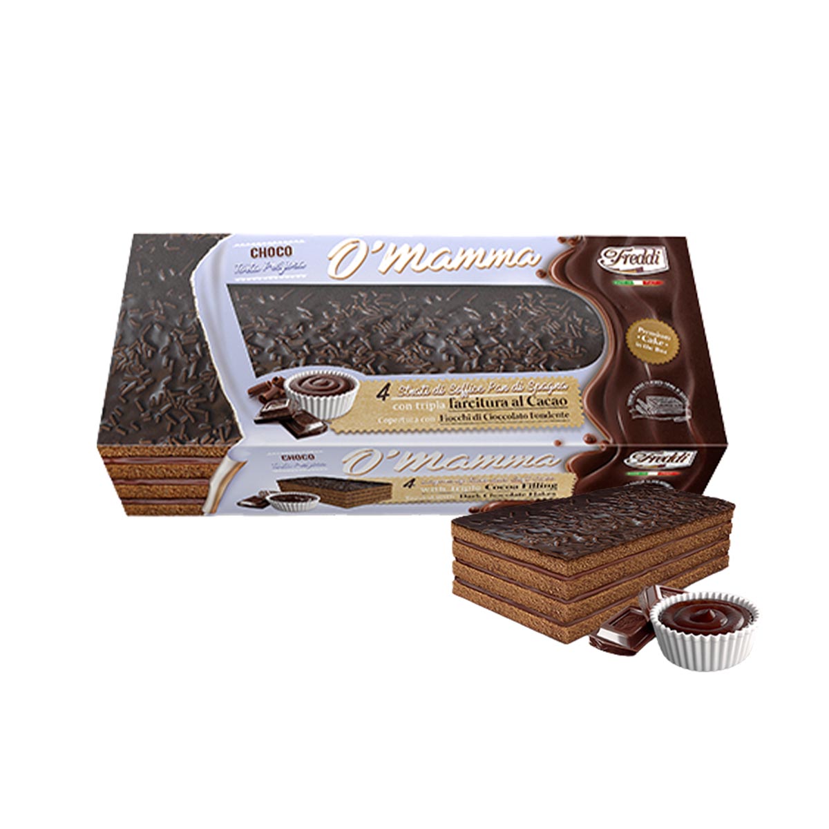 Freddi Cocoa Cream Layer Cake O'Mamma 1