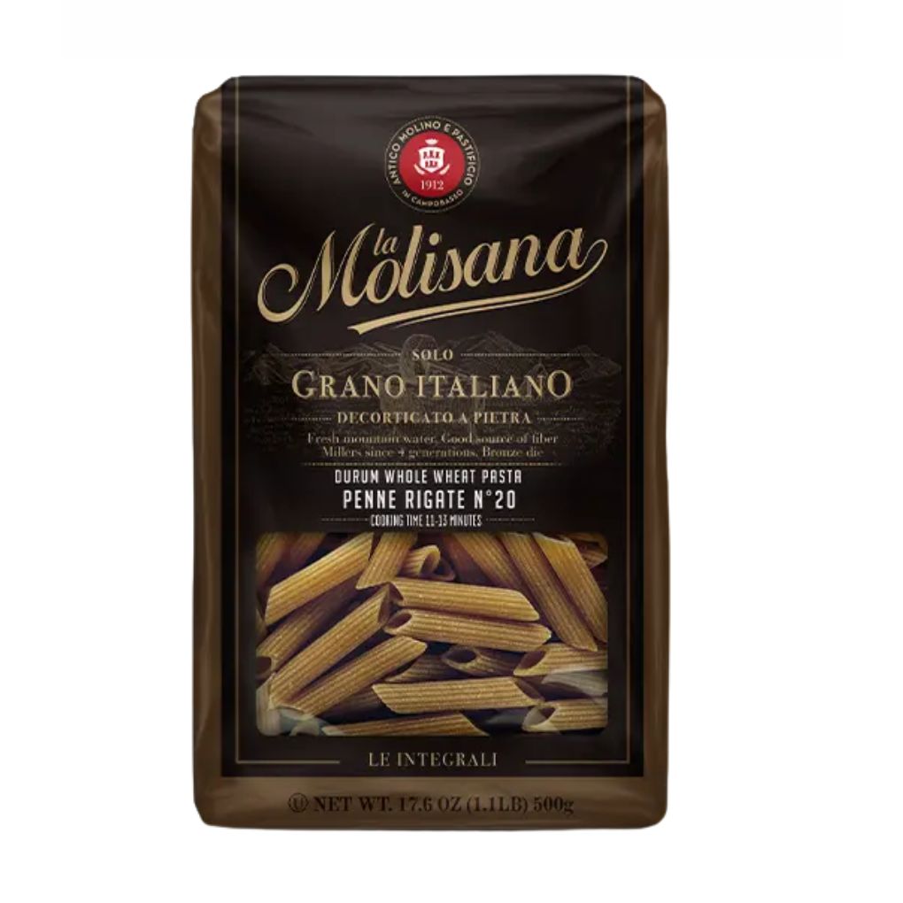 La Molisana 100% Italian Whole Wheat Penne Rigate #20 1