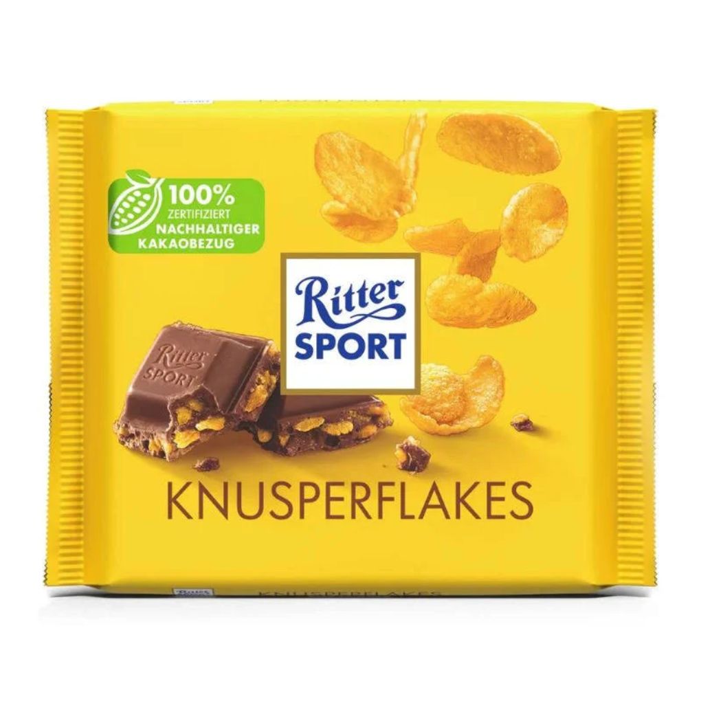 Ritter Sport Milk Chocolate with Corn Flakes 1