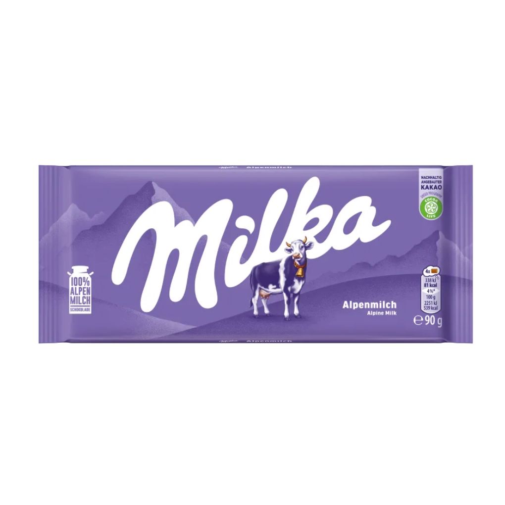 Milka Alpine Milk Chocolate Bar 1