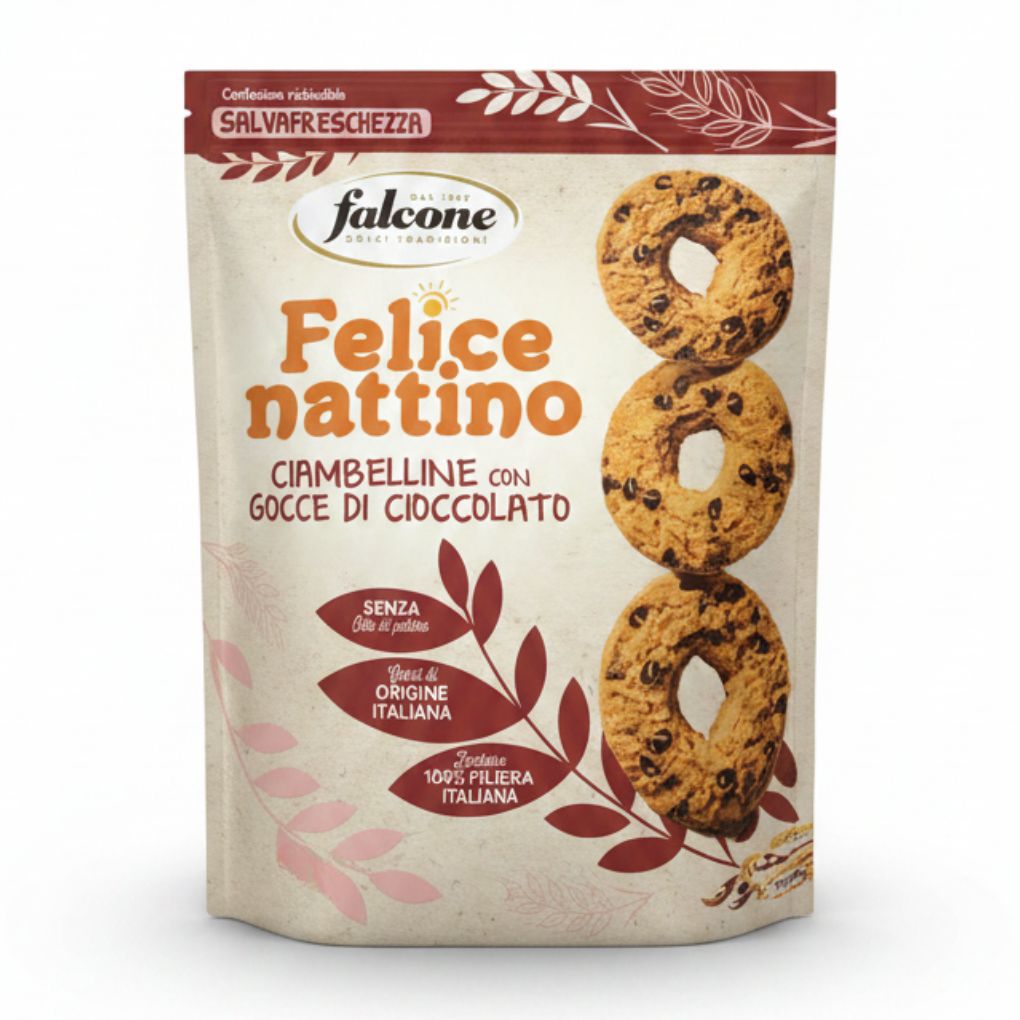 Falcone Chocolate Chip Cookie Rings, No Palm Oil 1