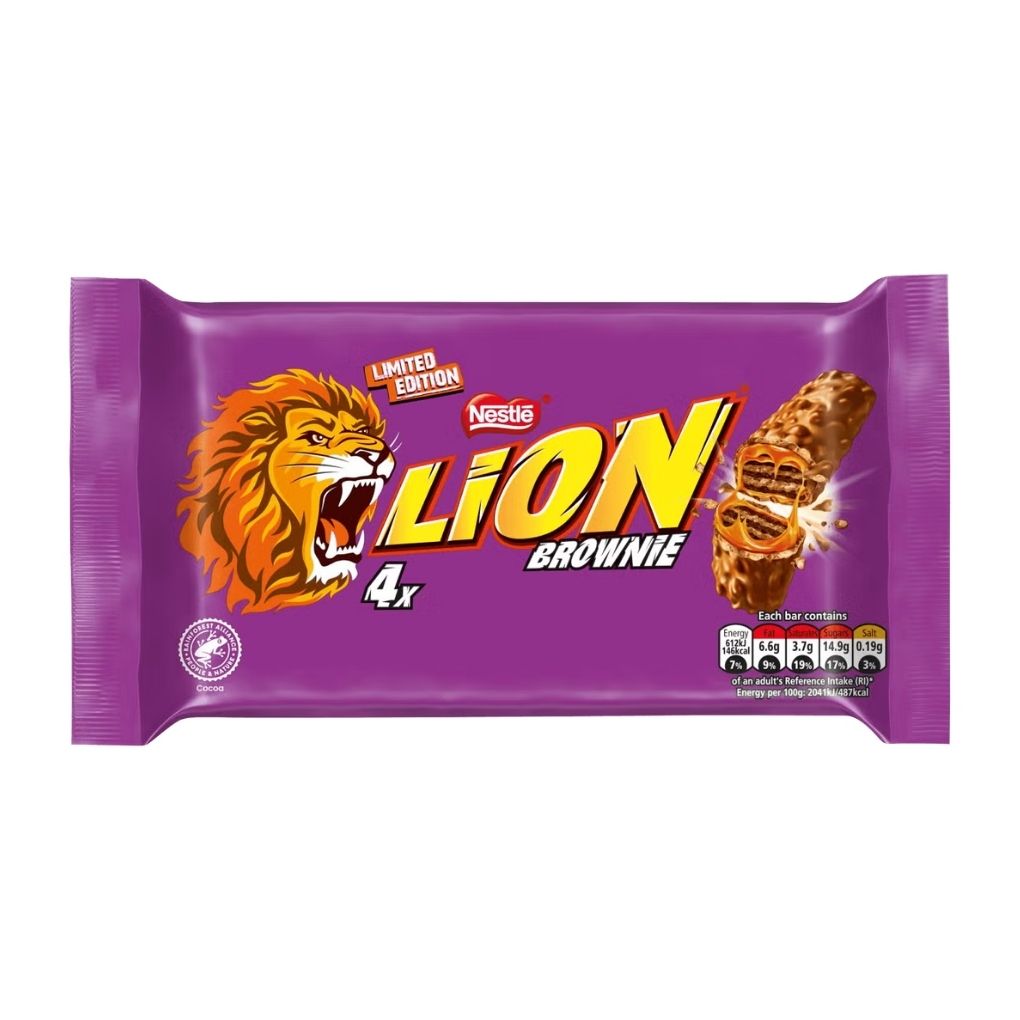 Nestle Lion Brownie Milk Chocolate Bar 1