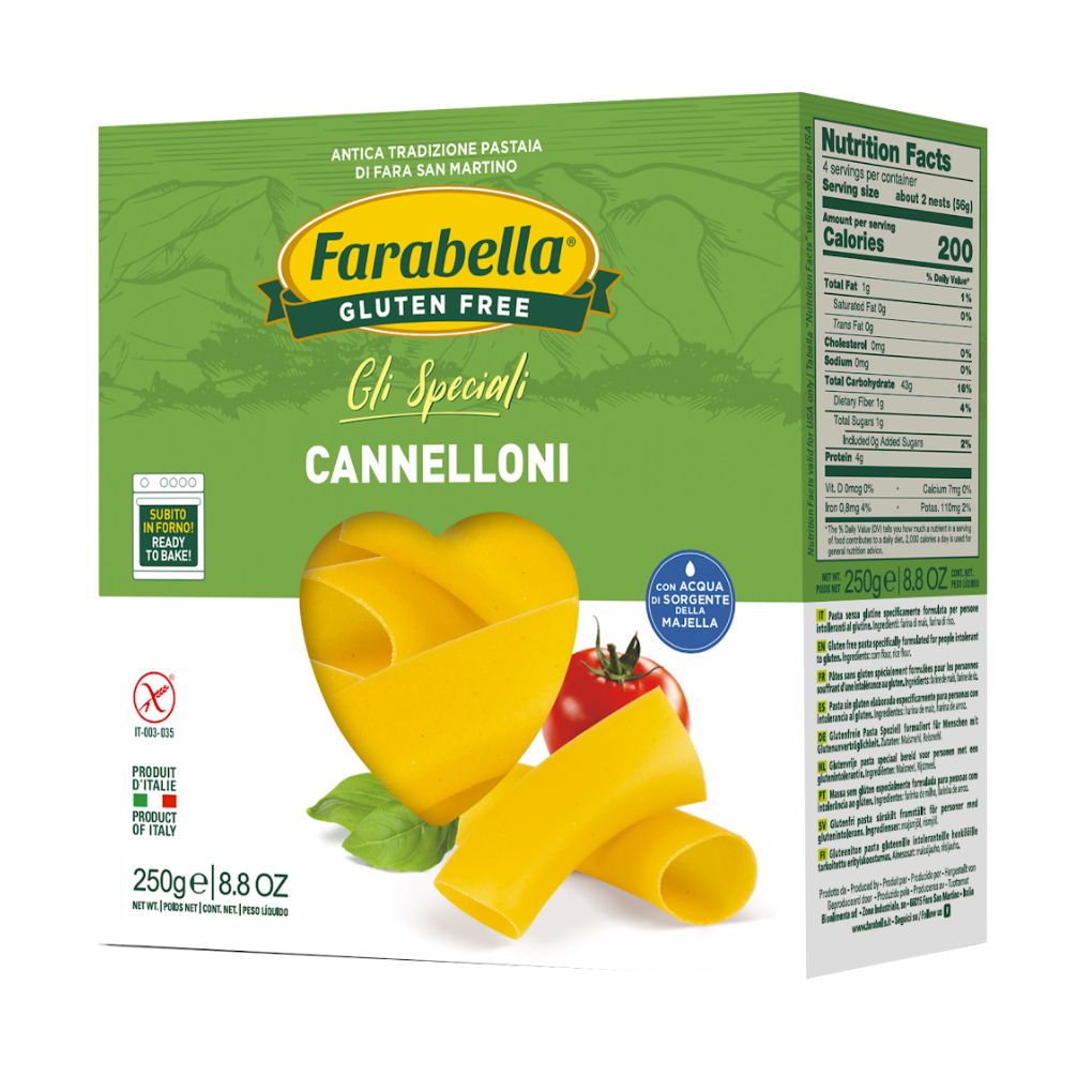 Farabella Gluten Free Cannelloni Pasta 1