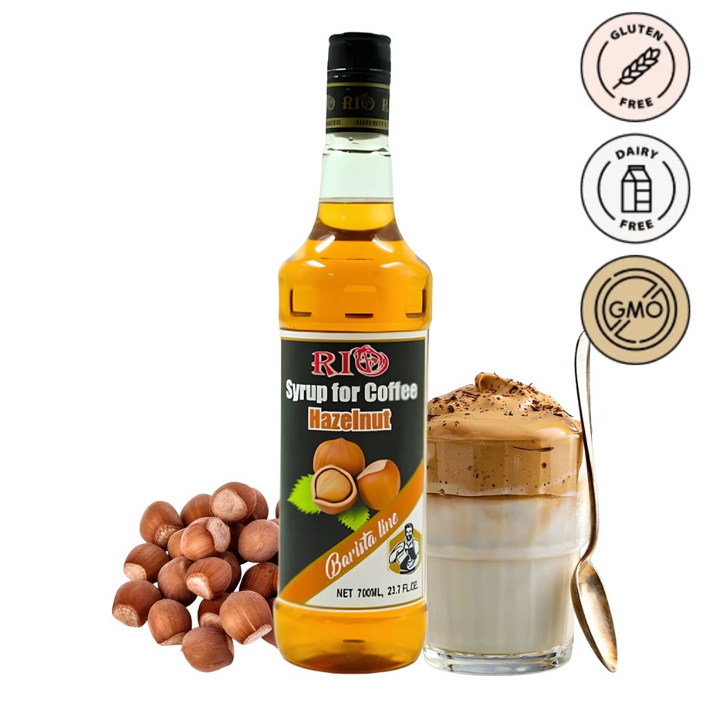 Rio Hazelnut Syrup for Coffee 1