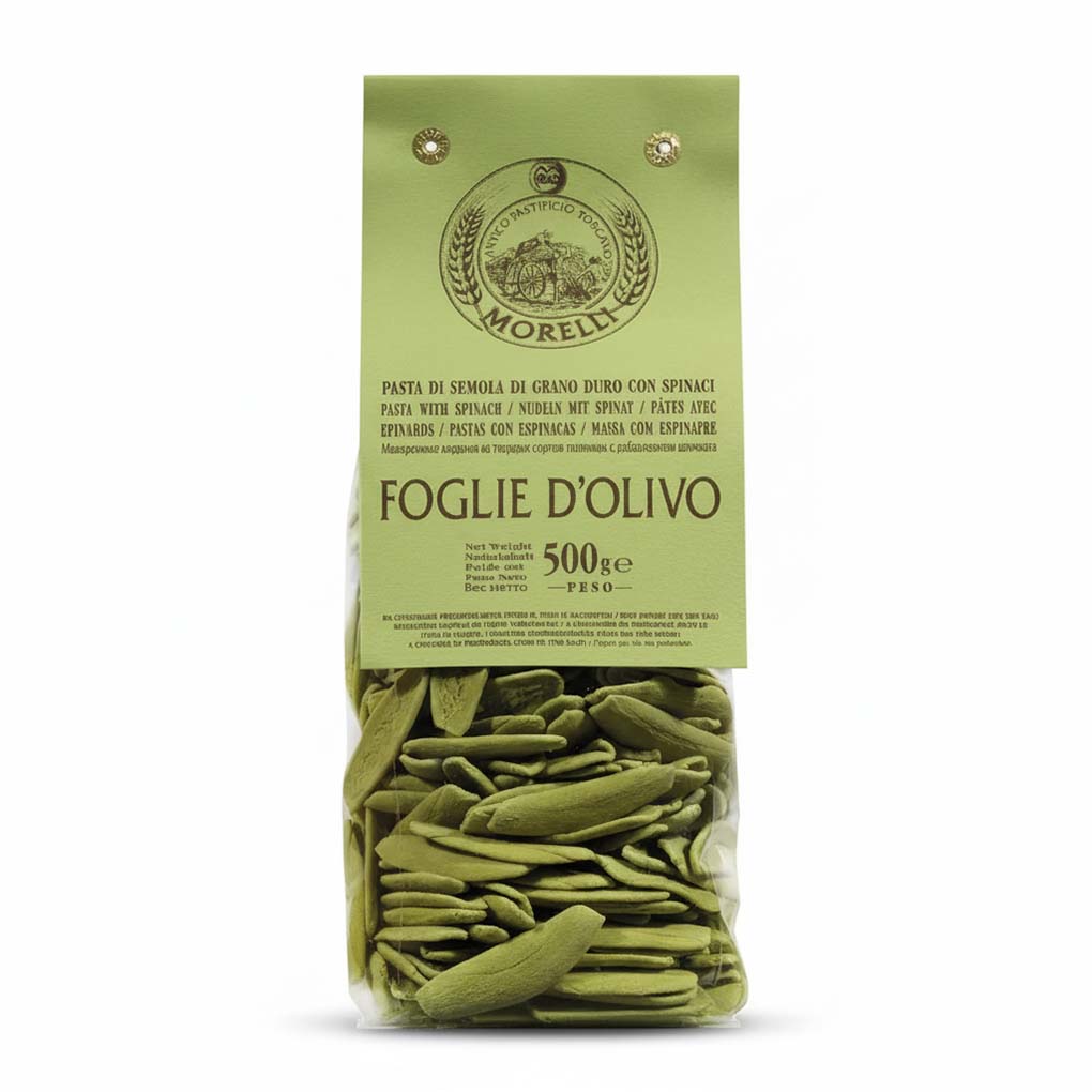 Morelli Olive Leaf Pasta with Spinach 1