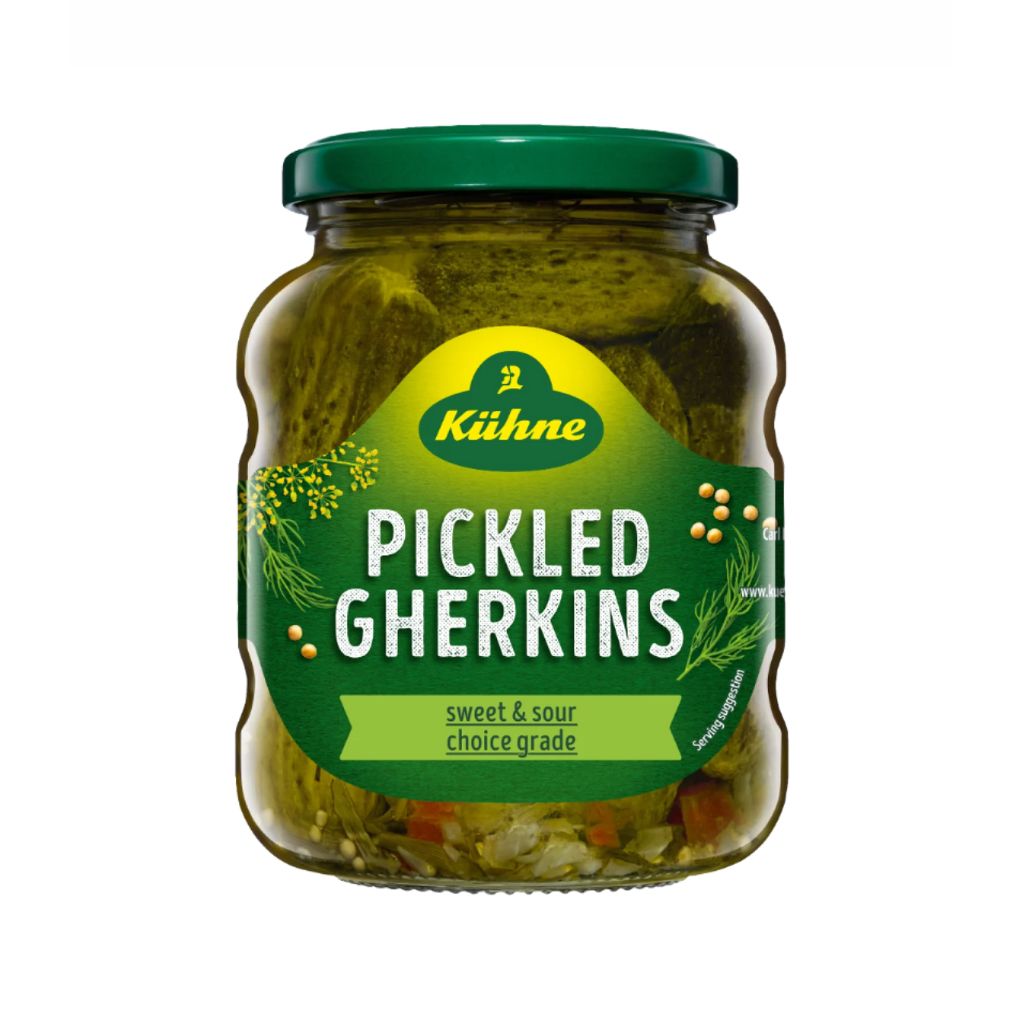 Kuhne Sweet & Sour Gherkins 1