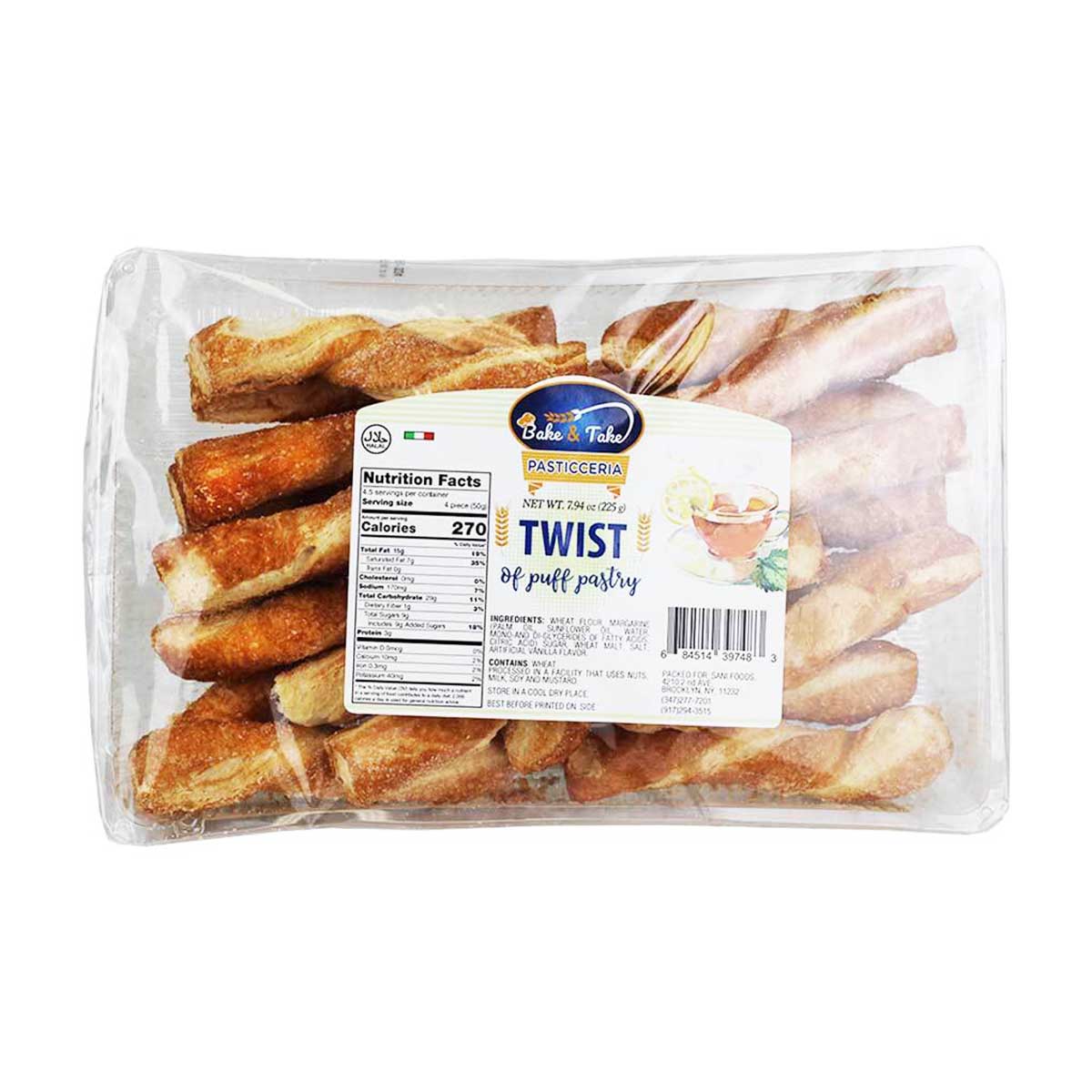 Bake & Take Italian Puff Pastry Twists 1