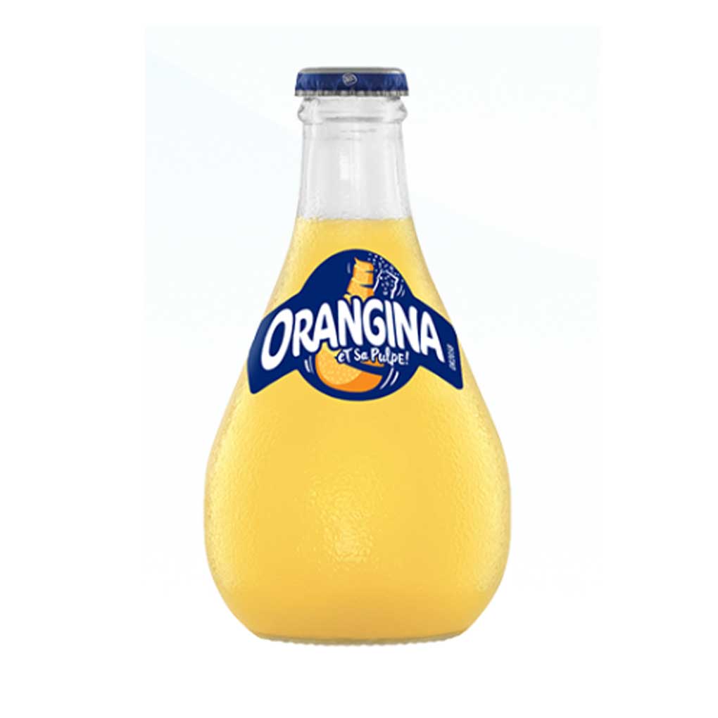 Orangina French Orange Soda with Pulp, 6-Pack Bottles 2