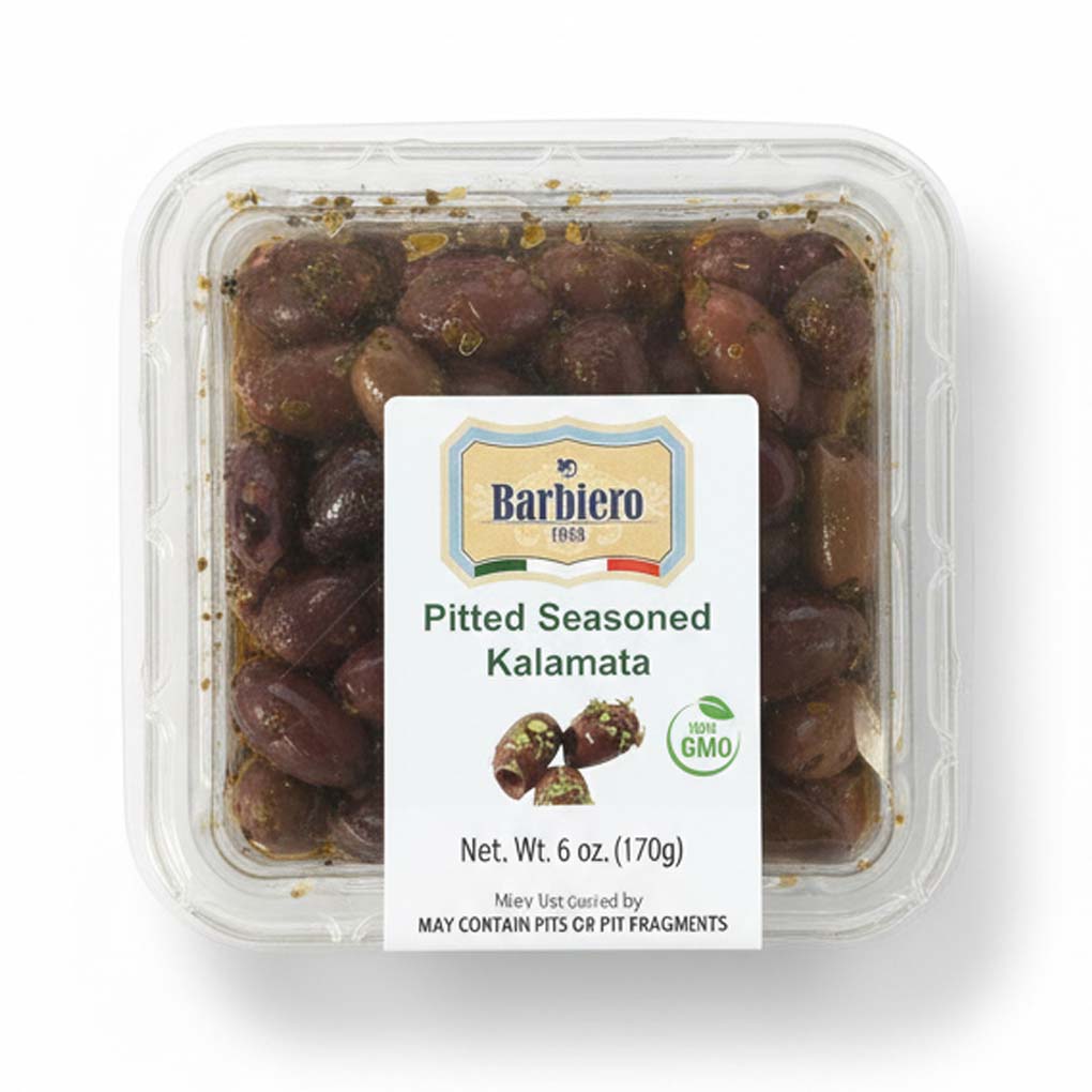 Barbiero Pitted Seasoned Kalamata Olives 1