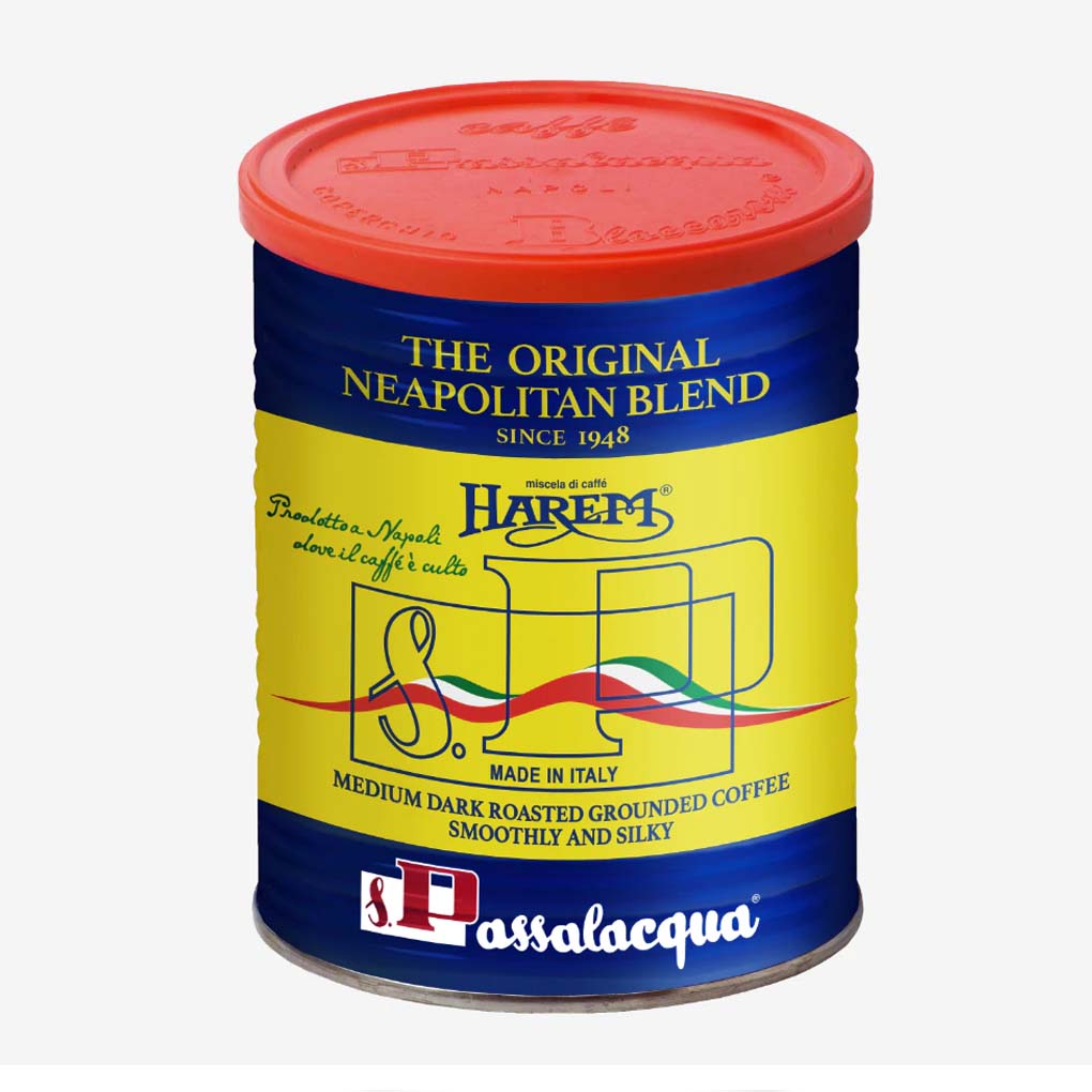 Passalacqua Harem 100% Arabica Artisanal Neapolitan Ground Coffee 1