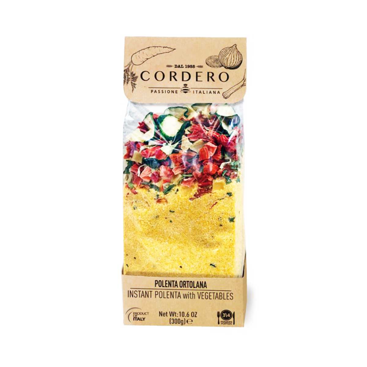 Cordero Instant Polenta with Vegetables 1
