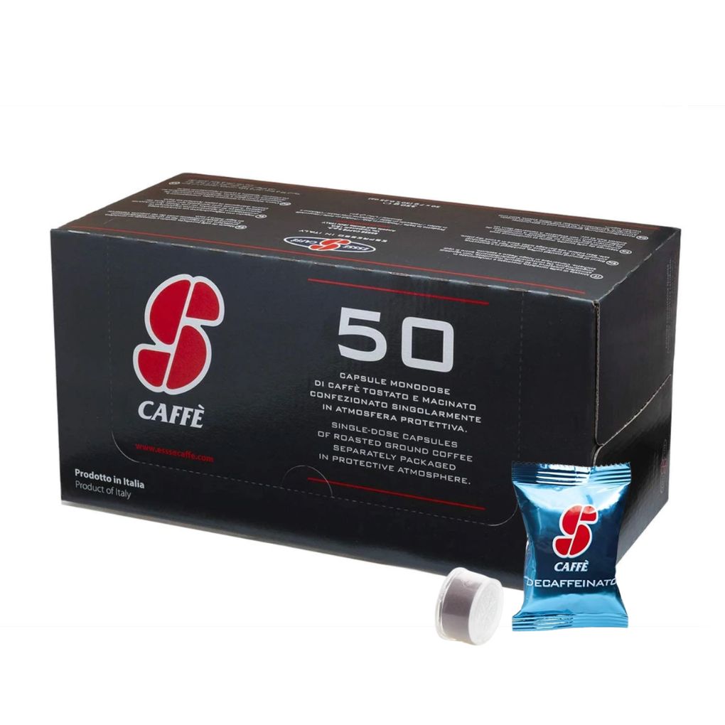 Essse Caffe Decaf Espresso Capsules, 50-Pack 1